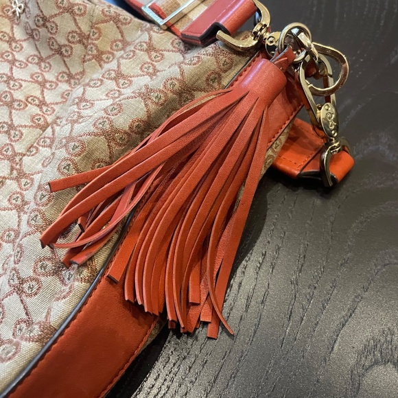 Vintage Anya Hindmarch Monogram Shoulder Bag with Pouch - Picture 5 of 7